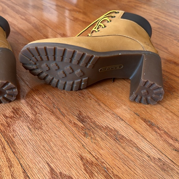 Timberland Women's Brown Heeled Boots 7 - Picture 9 of 10